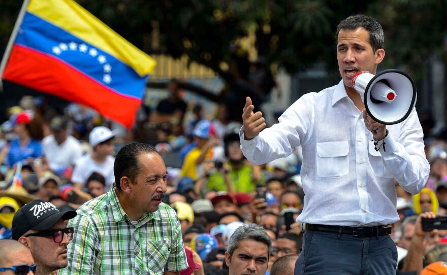 Protesters took to the streets Saturday with tensions rising between opposition leader Juan Guaidó and President Nicolás Maduro, as crisis-wracked Venezuela began to emerge from the chaos of an electricity blackout.