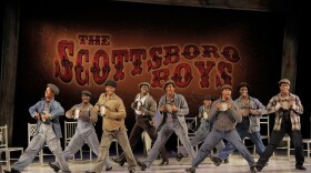 The Broadway cast of "The Scottsboro Boys," which earned 12 Tony Award nominations Tuesday. The controversial musical comes to The Old Globe next April.