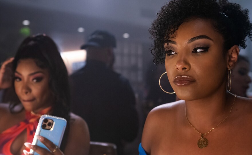 KaMillion (left) and Aida Osman in <em>Rap Sh!t</em>.