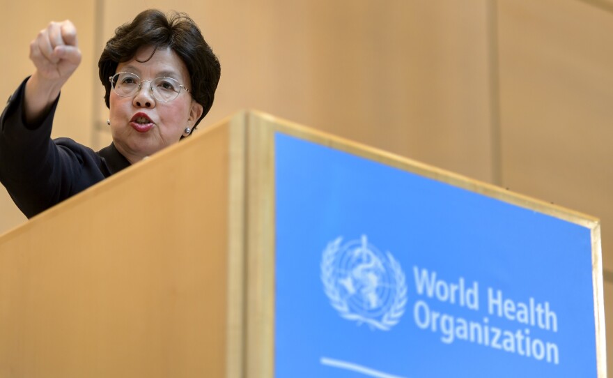 The Ebola outbreak "overwhelmed" the World Health Organization and made it clear the agency must change, WHO's director-general, Dr. Margaret Chan, said Monday in Geneva.