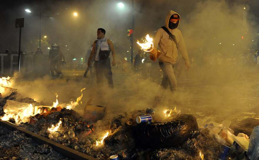 Demonstrations back in February resulted in violent clashes between protesters and government forces.