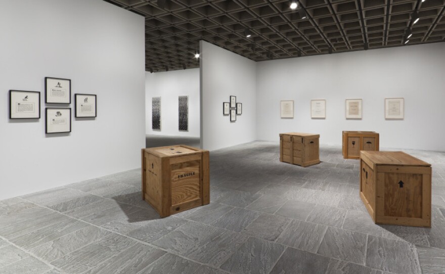 <em>To Disembark</em> by Glenn Ligon, 1993