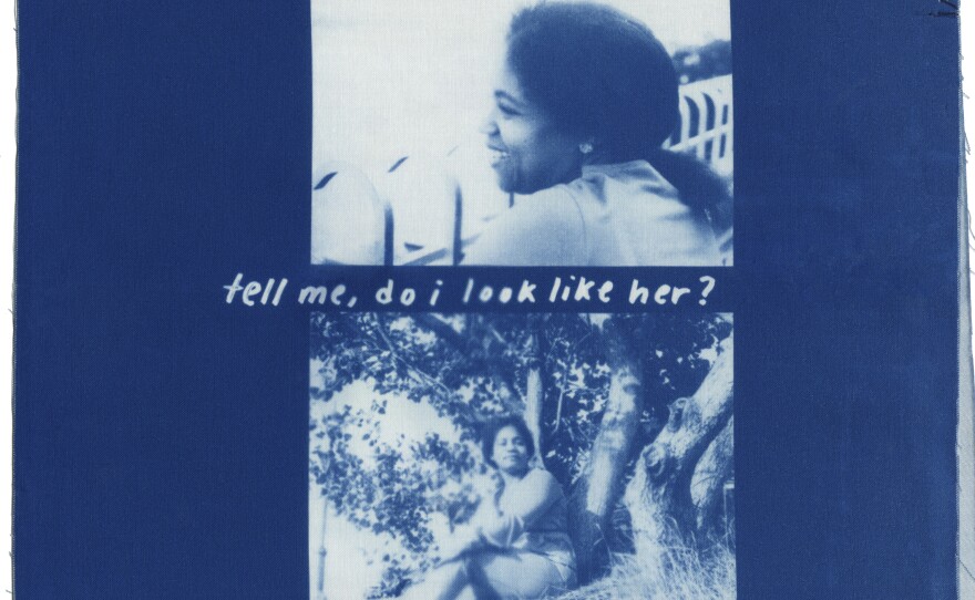Leroy's book, <em>there's a place i want to take you</em>, is a blend of images, text and illustration — all recontextualized to create a dreamlike timeline of the author's memories.