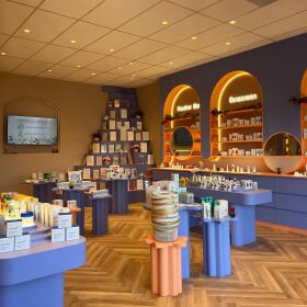 The interior of the store Seoul Glow Lab in Convoy is seen, March 3, 2026.