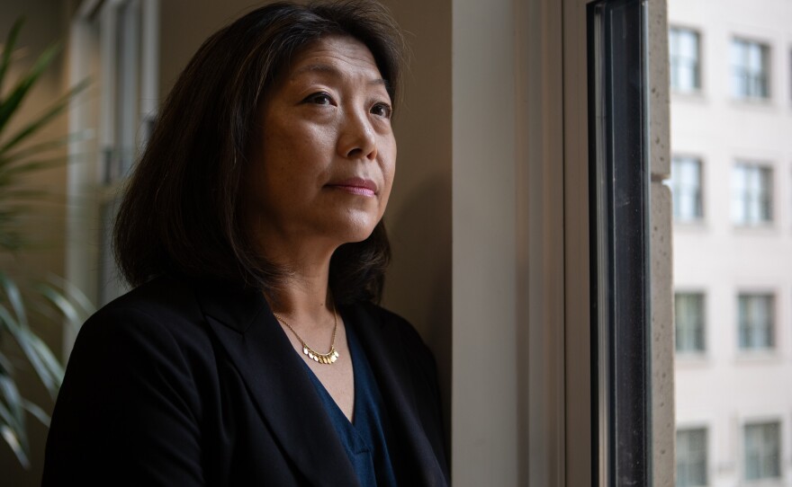 Yurika Cooper at Cooper Immigration Law in Washington, D.C., on Aug. 1, 2023.
