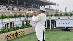 Moments before a race at the Del Mar Thoroughbred Club, Nov. 8, 2019.