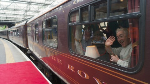 Emmy, Tony, Olivier, and Golden Globe award-winning actor Alan Cumming embarks on an epic adventure aboard the Royal Scotsman