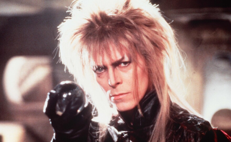 Bowie starred as Jareth the Goblin King in Jim Hensen's 1986 film, Labyrinth.