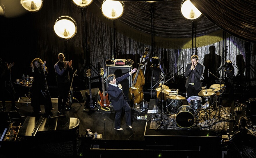 Singer-songwriter k.d. lang performing at the Majestic Theater in San Antonio, Texas for “k.d. lang – Landmarks Live in Concert – A GREAT PERFORMANCES Special.”