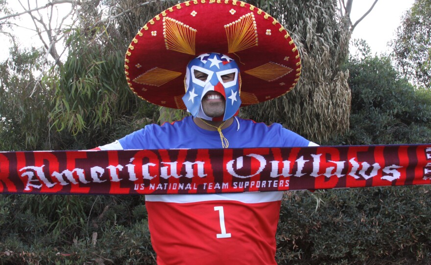 Gabriel Ramirez, a 25-year-old full-time college student, cheers on the U.S. national soccer teams in his spare time. His family is from Mexico City and still roots for El Tri, the Mexican national team.