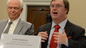 Frank Stephens testifies at a Congressional hearing in 2017.