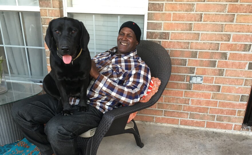 Malcolm Alexander is fighting the state of Louisiana for financial compensation for the decades he lost. He would use part of that money to build his dog, Innocent, a new house.