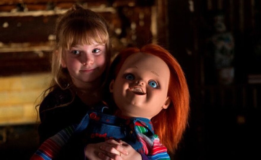 Summer H. Howell just loves her new doll in "Curse of Chucky" coming out on DVD and Blu-ray today.