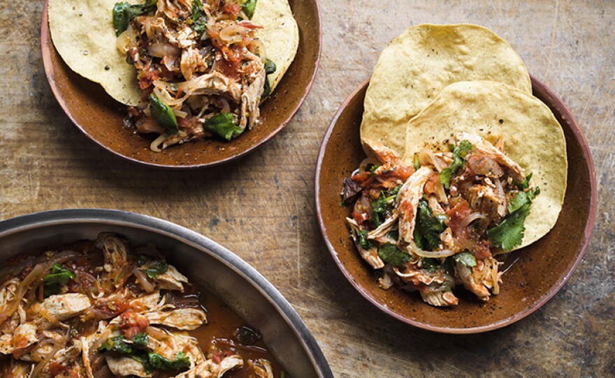 Chicken Tinga (Tinga Poblana de Pollo)