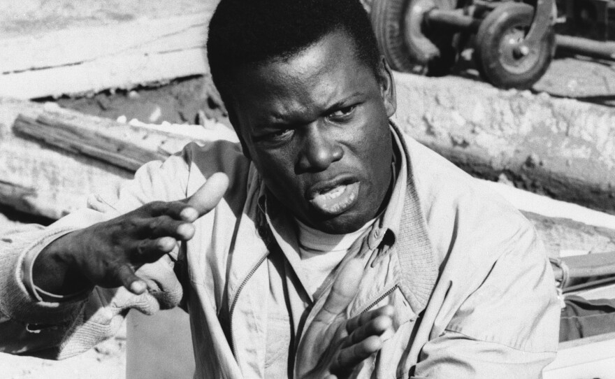 Sidney Poitier in character in <em>The Lilies Of The Field</em> on Feb. 16, 1963.