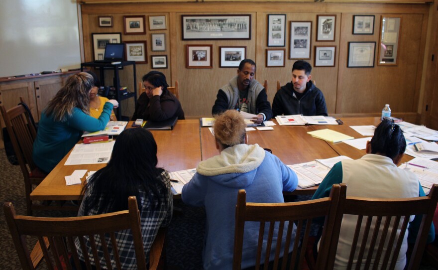 The citizenship test preparation class in Brush, Colo., has 21 students this year.