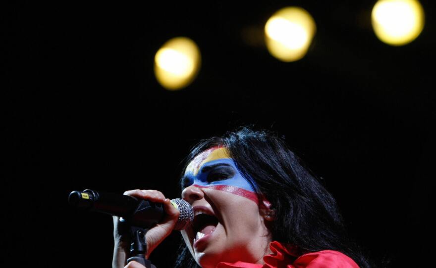 Bjork is one of many artists inspired by the dwarf planet the spacecraft New Horizons is exploring.