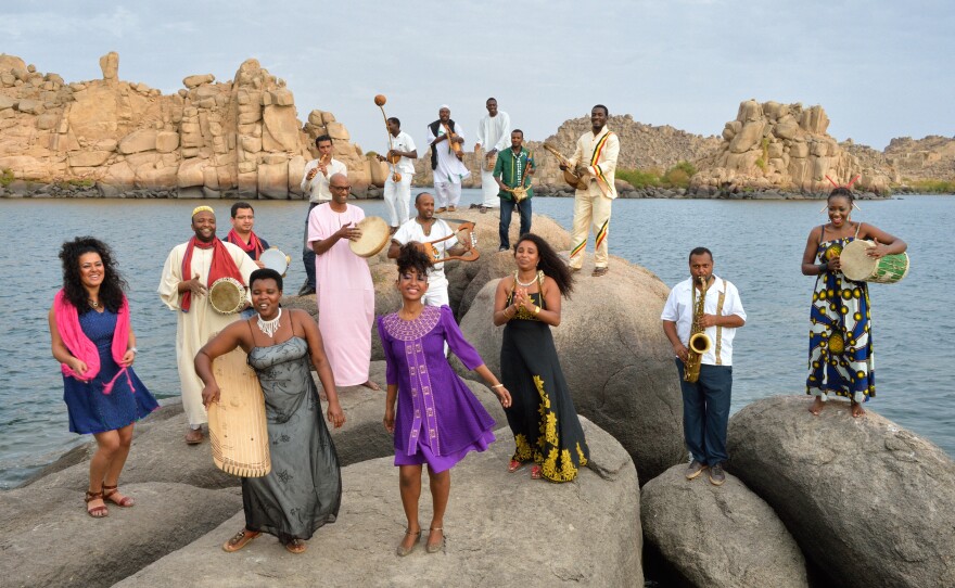 The Nile Project in Aswan, Egypt.