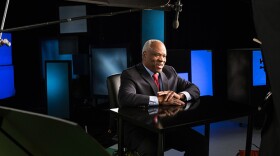 Justice Clarence Thomas on set for "Created Equal: Clarence Thomas In His Own Words."