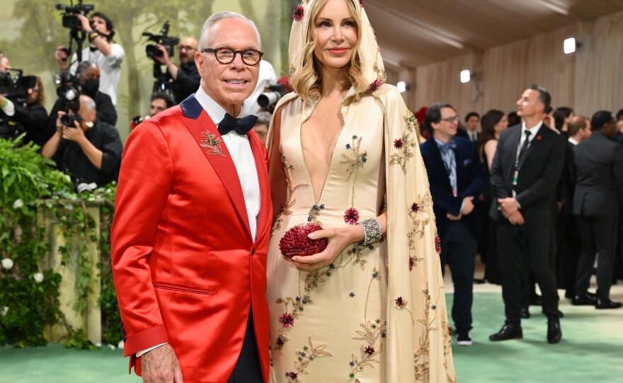 Fashion designer Tommy Hilfiger  fashion designer Dee Ocleppo Hilfiger.