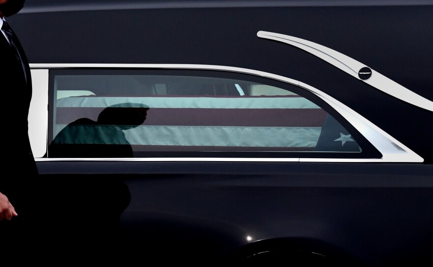 Justice Ruth Bader Ginsburg is the first woman to be given this honor to lie in state at the U.S. Capitol.