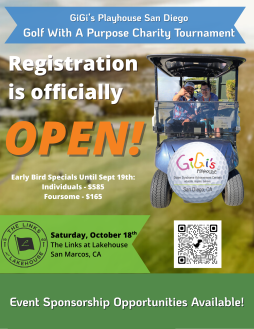 GiGi's Playhouse San Diego 3rd Annual Golf with a Purpose Charity Tournament
