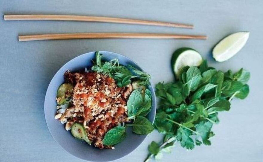 Easy Caramelized Vietnamese Pork from Ruth Reichl's <em>My Kitchen Year: 136 Recipes That Saved My Life</em>.