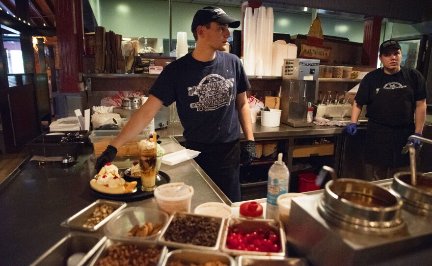 Hickory Park, a family-style restaurant, is known for its vintage decor, friendly staff and extensive dessert bar.