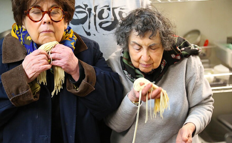 Noodle meditation with the Brass sisters at Shojo Kitchen in Boston, Mass.