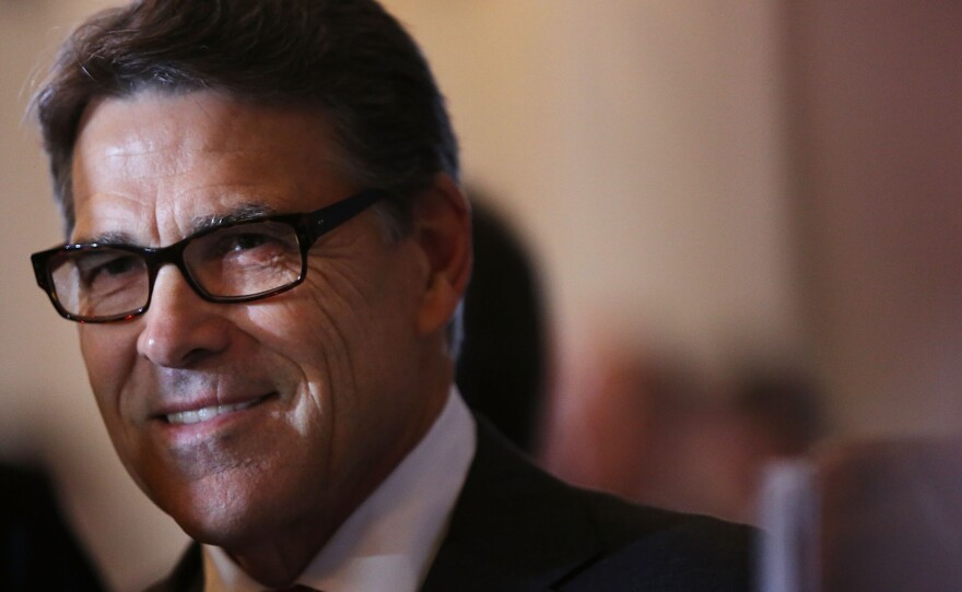 Former Texas Gov. and Republican presidential candidate Rick Perry's campaign has stopped paying some of its staff as funds are drying up.