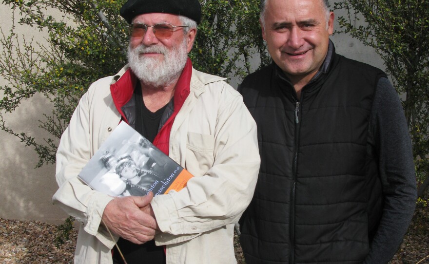 Enrique Lamadrid (left) and Moises Gonzales, professors at the University of New Mexico, are co-editing the forthcoming book Genizaro Nation.