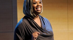 Black Lives Matter co-founder Patrisse Khan-Cullors, speaking at a November 2017 engagement in Brooklyn, N.Y., has released a new memoir.