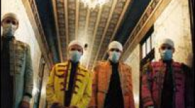 UK band Clinic in their signature surgical masks. 