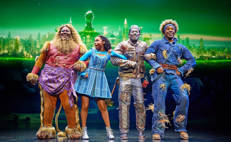 The cast of "The Wiz" are shown in an 2023 production photo.