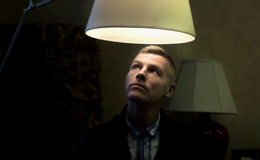 Irish-American comedian Des Bishop (shown here in Beijing in 2014) has lived in China and studied the language for two years. His goal is to make both Chinese and foreigners laugh — and think.