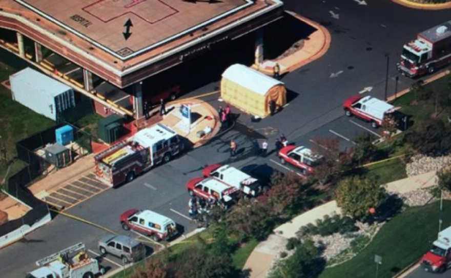 Sick female patient moved to Fairfax, Va. hospital from the Pentagon