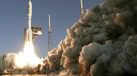 A United Launch Alliance Atlas V rocket lifts off from pad 41 at the Cape Canaveral Air Force Station Thursday, July 30, 2020, in Cape Canaveral, Fla.