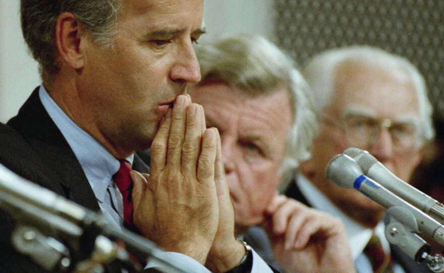 Joe Biden, once chair of the Senate Judiciary Committee, reflects on the testimony of Anita Hill in 1991.