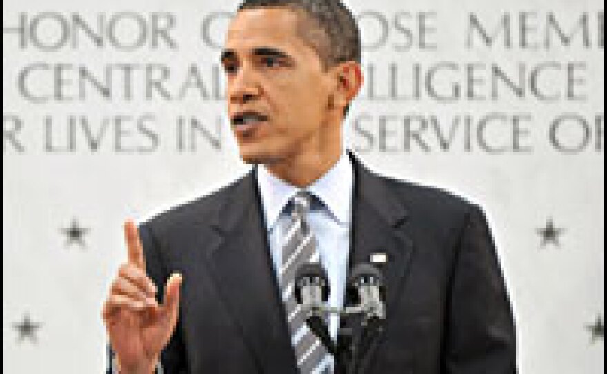 President Obama visited the CIA's headquarters in Langley, Va., on Monday, soon after his decision to release Bush-era memos that offered a legal justification for the use of harsh interrogation tactics.