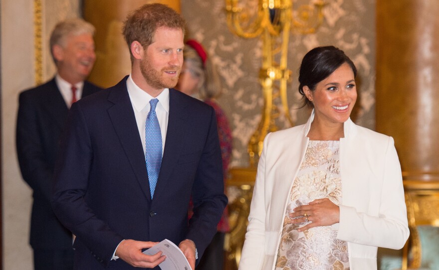 Britain's Prince Harry and Meghan Markle announced on their Instagram account the birth of their first child.