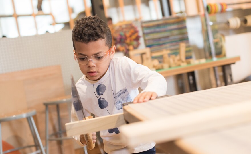 Makeshop at the Children's Museum of Pittsburgh.