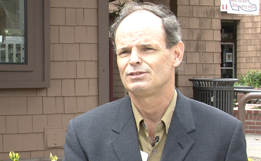 Property manager jim Morrison speaks with KPBS News, May 22, 2014. 