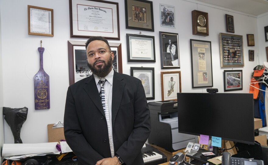 Reid says today's appearance in the Battle of the Bands is an opportunity to continue to build up Morgan State's band program and the musical dreams of his band members.