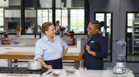 Test cook Antoinette Johnson makes a refreshing Chocolate Sorbet for host Julia Collin Davison.