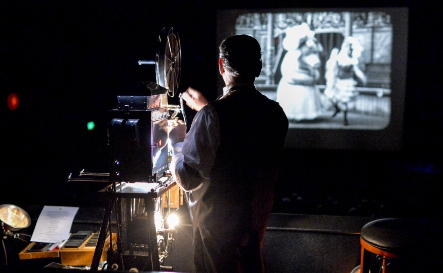 A highlight of the TCM Classic Film Festival this year was a program called the Dream Machine, which showcased films such as "A Trip to the Moon" shown on a hand cranked projector.
