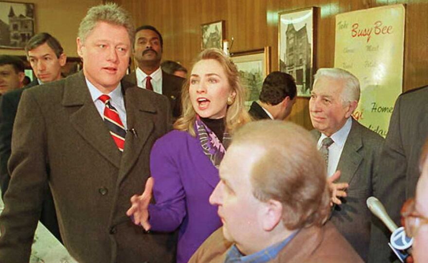 Hillary Clinton announced Sunday she is running for president. But without her maiden name, Rodham, a name she had held onto for many years, including in 1992 when her husband Bill ran for president.