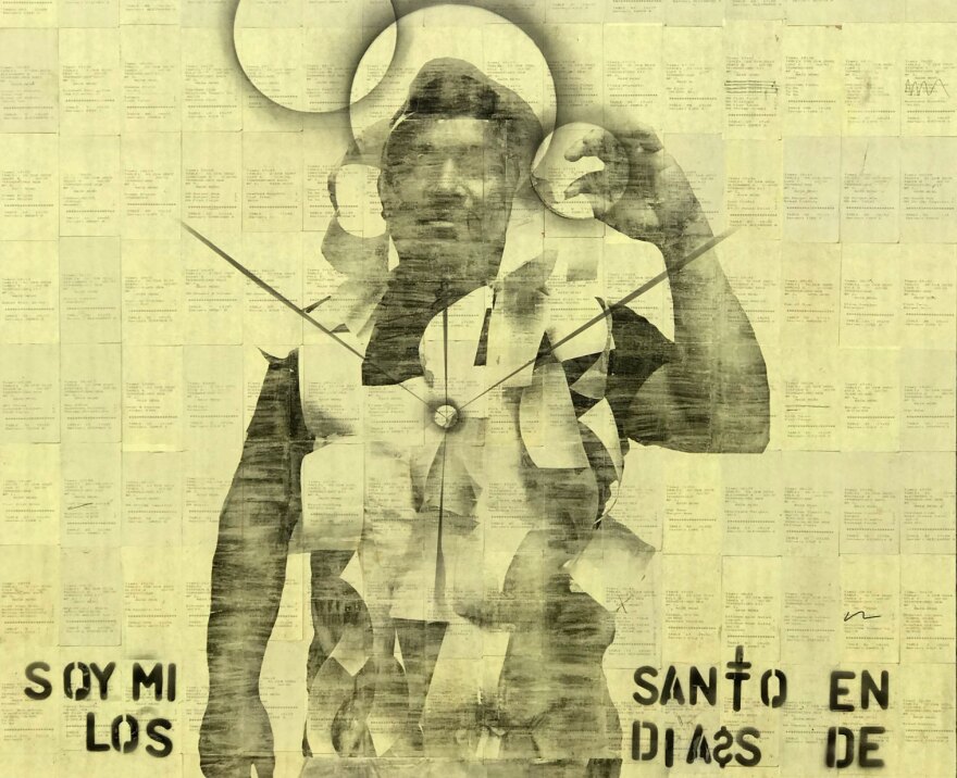 "Santo Luis" by Alejandro Arreguin Villegas is part of The Hill Street Country Club's Far South/Border North project "Gentrifries."
