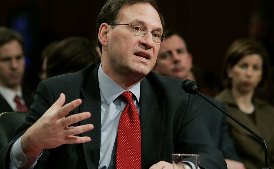 Samuel Alito on the second day of his Supreme Court confirmation hearing in January 2006.