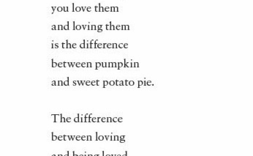 "Love Lesson," a poem from Alexander's memoir.