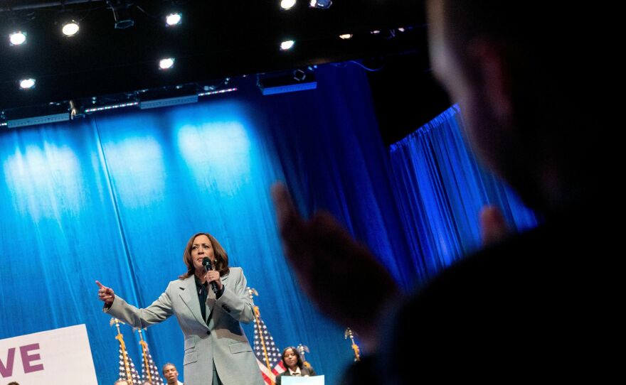 Vice President Harris gave impassioned remarks on reproductive rights at Howard University on Tuesday, her first political event after President Biden officially said he's running for a second term.